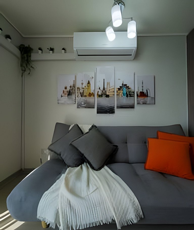 Dpto Nuevo Ñuñoa WIFI AC Metro L3 y L5 Irarrázaval