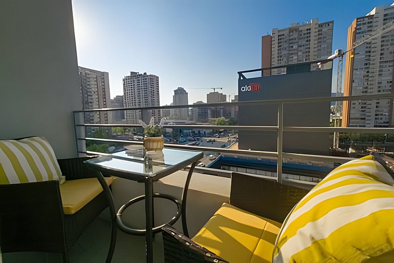 Dpto Nuevo Ñuñoa WIFI AC Metro L3 y L5 Irarrázaval