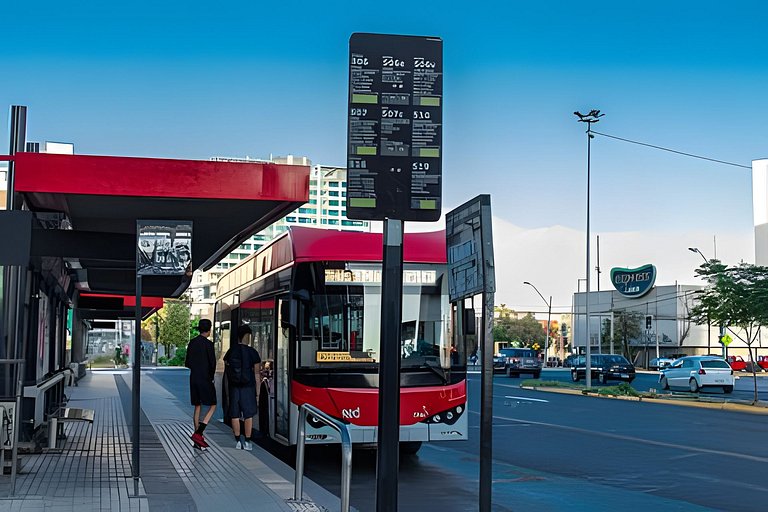 Dpto Nuevo Ñuñoa WIFI AC Metro L3 y L5 Irarrázaval