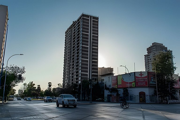 Dpto Nuevo Ñuñoa WIFI AC Metro L3 y L5 Irarrázaval